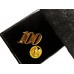 100th Birthday Gold Plated Lapel Pin